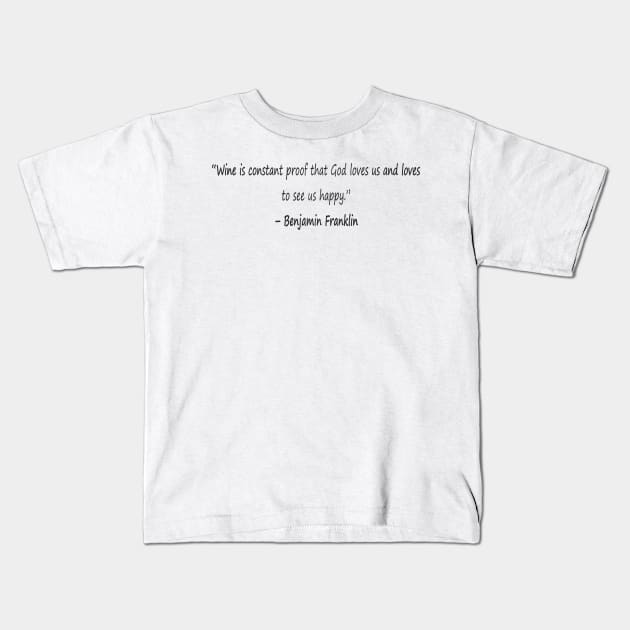 Funny quotes from known people Kids T-Shirt by CDUS